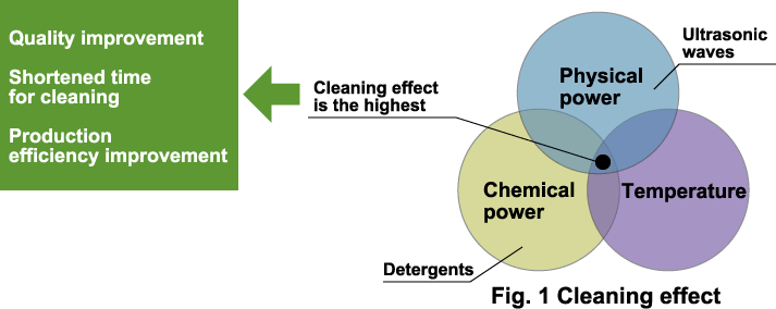 Fig. 1 Cleaning effect